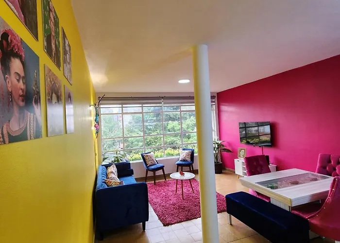 Departamento Frida A 9 Minutos De Reforma Apartamento México DF